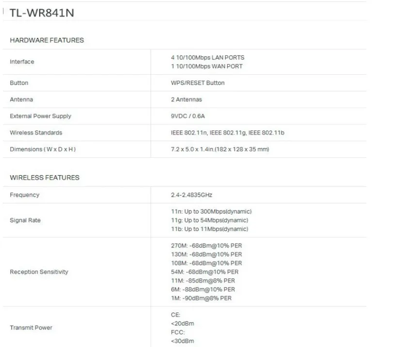 tp-link TL-WR841N WR840N 300Mbps Wireless tp-link wifi routers