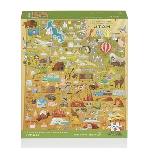 OEM Custom Pattern Size I love to See the Temples of Utah 1000 Pieces Jigsaw Other Puzzle Day