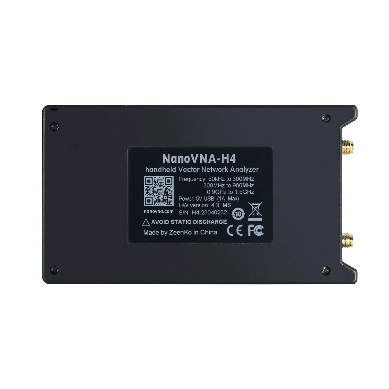 NanoVNA-H4 Vector Network Analyzer, VHF UHF HF Antenna