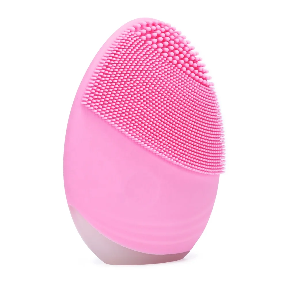 Silicone Face Cleaner Face Massager Electric Rechargeable Ultrasonic Face Brush