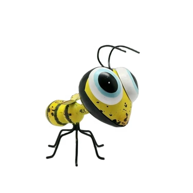 Metal ants figurine with big eyes Bee