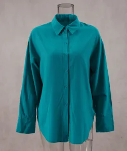 New MemorieSea Shirts Blouses Design Inspired Silhouette Shirt, Loose and Slimming Casual Top