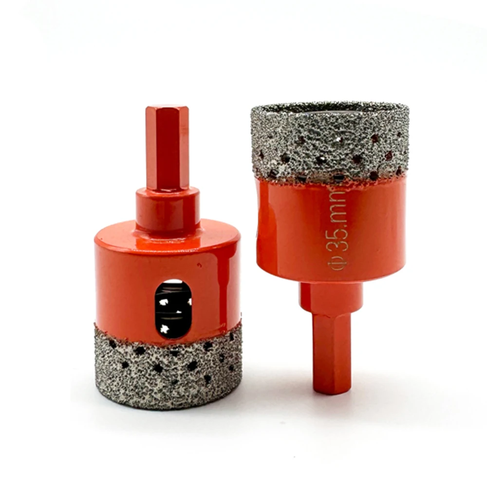 Hexagon Shank Porcelain Diamond Drill Core Bit with Spring