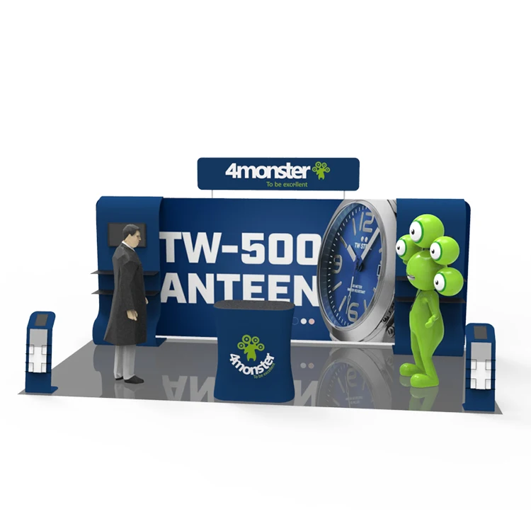 Горячая распродажа 10 футов переносная Натяжная тканевая арка для выставочного и рекламного дисплея алюминиевая рамка комбинированные киоски