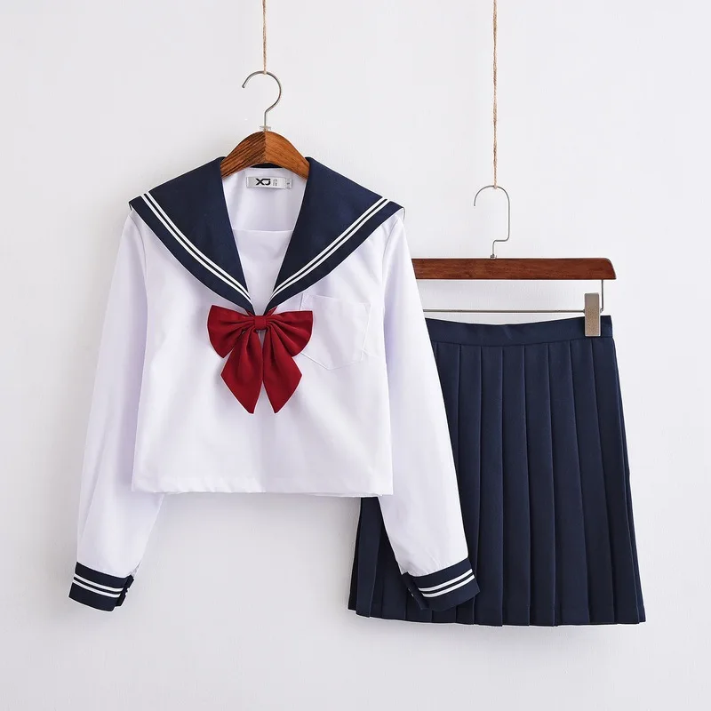 Japanese Girls School Uniforms Anime Cosplay Costume College Student ...