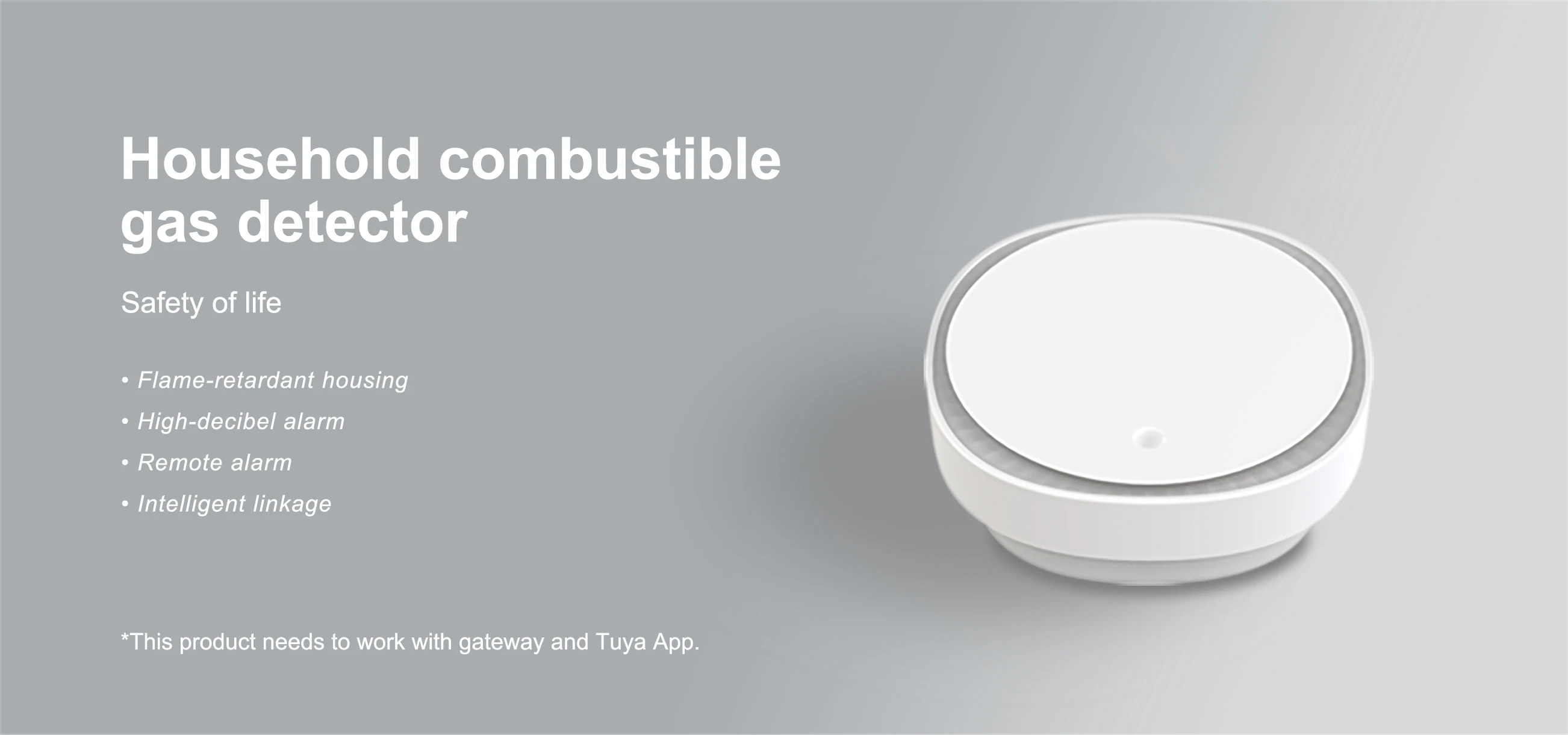 Tuya Smart Home Alarm Zigbee Natural Gas Detector Buy Gas Detector