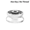 Llave hexagonal/sin rosca-Plata