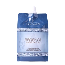 Профессиональное увлажняющее восстанавливающее аргановое масло Hischer для ухода за волосами, маска для ухода за волосами