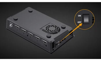 FEELWORLD Professional Live Streaming  4xHDMI Multi-formats Video Switcher LIVEPRO L1V1 Portable Video Switcher detail image