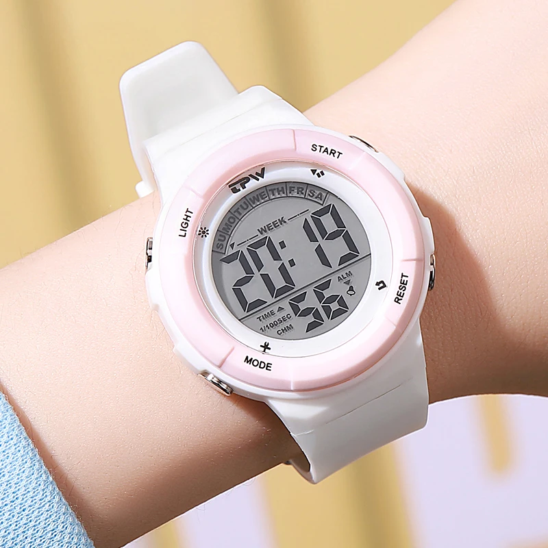 Fashion White Designer Watch Famous Brands Women Water Resistant  Chronograph Watches Ladies