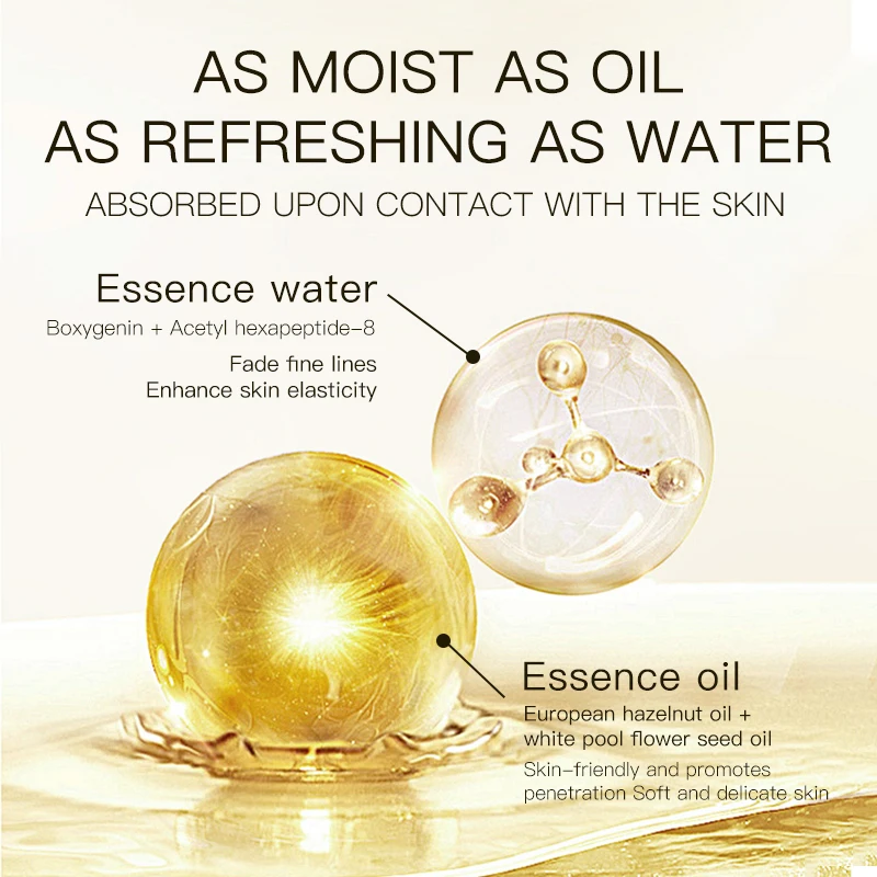 Private Label Anti Wrinkle and Whitening Dual Effect Essential Oil Face Lift Serum Whitening Face Serum for Face Care