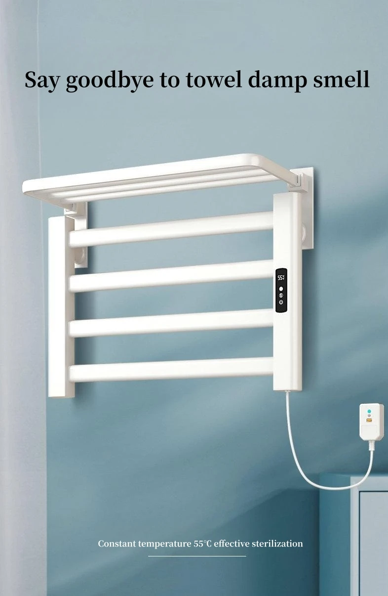 Home Smart Thermostat Electric Heater Towel Rack Heated Towel Rack