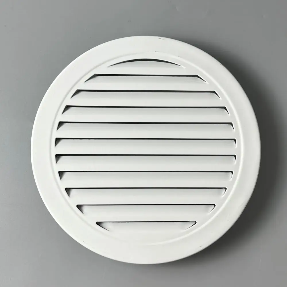 4 Inch White Soffit Vent Cover Hvac Vents For Bathroom Grille Cover