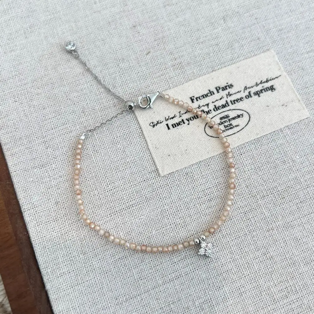 KAKODIY Thin Star Zircon Women's Bracelet 925 Sterling Silver Jewelry Bead Chain Bracelet detail 8