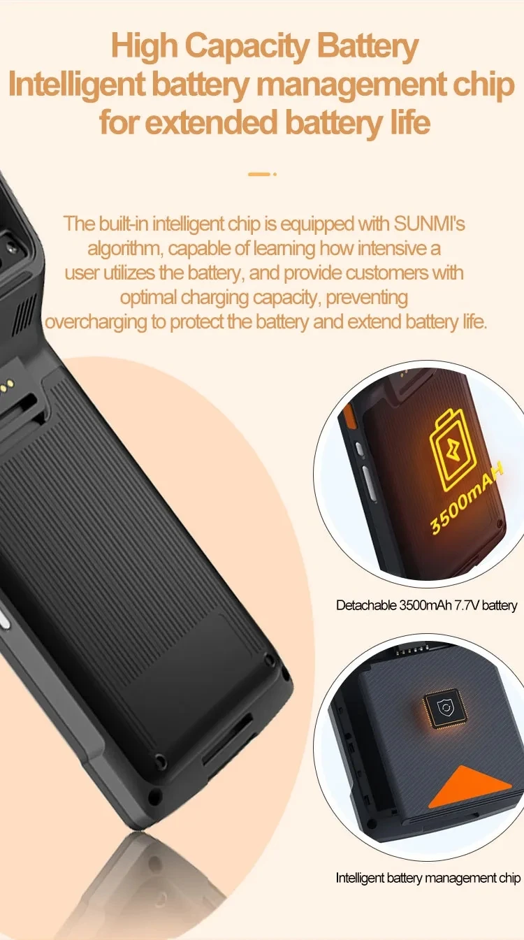 Sunmi V2s Android Handheld POS Terminal With Printer and Scanner