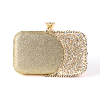 Cross-border fashion diamond-encrusted Dinner Bag Temperament Dress Dinner Bags Wedding bright clutch Bag