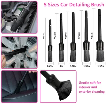 31pcs pink car cleaning kit set