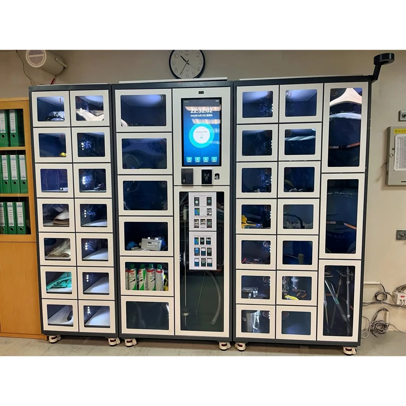 Customized RFID with NFC Fingerprint Electronic Lock Smart Locker System Card-type Outdoor Battery Swap Station Charging Cabinet