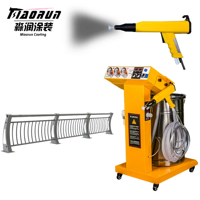 Manual Powder Spray Gun/trolley Type/stainless Steel Powder Hopper