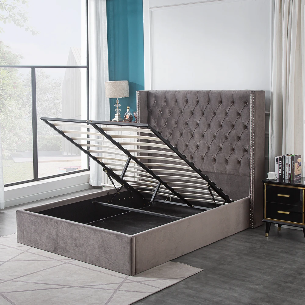 Beauty fabric bed and cheapest price in 2019 bedroom furniture