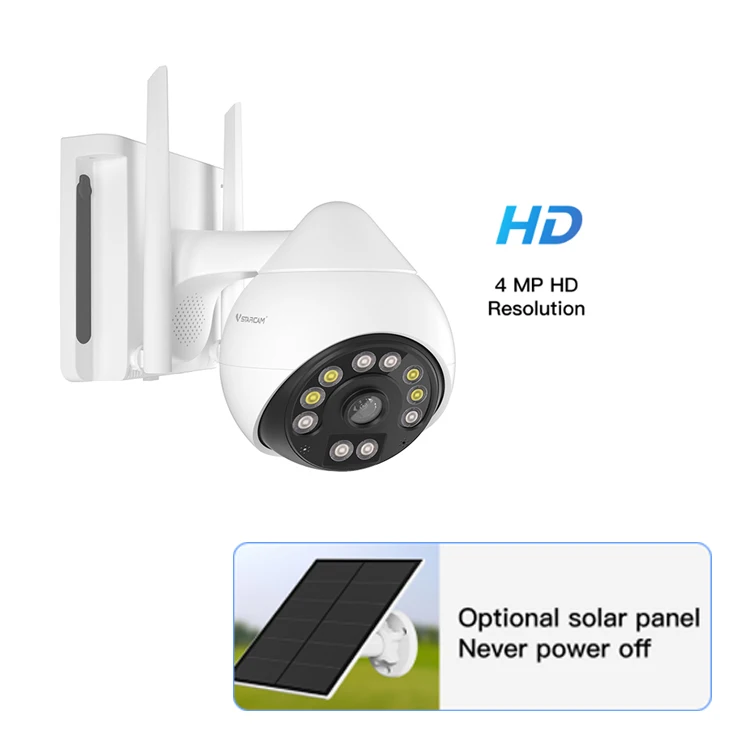 Vstarcam CS69Q 4MP Full HD Wifi PTZ Camera Color Night Surveillance Camera Smart Sound Light Alarm IP Black Camera Security