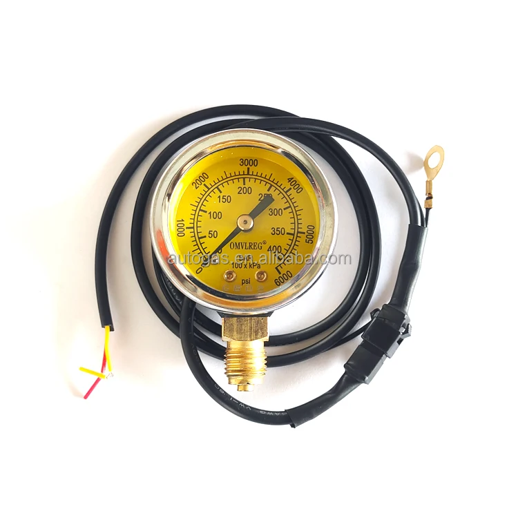 CB08 806 Promotion Cng Natural Gas bar Pressure Gauge Auto Gas Direction Injection CNG Pressure Gauge Meter