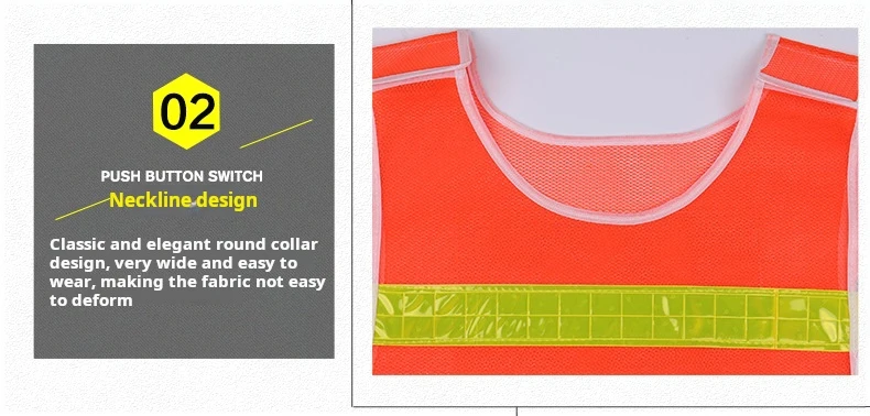 Reflective Traffic Safety Vest Fishing Road Safety Workwear Mesh Breathable Sports Competition Vest