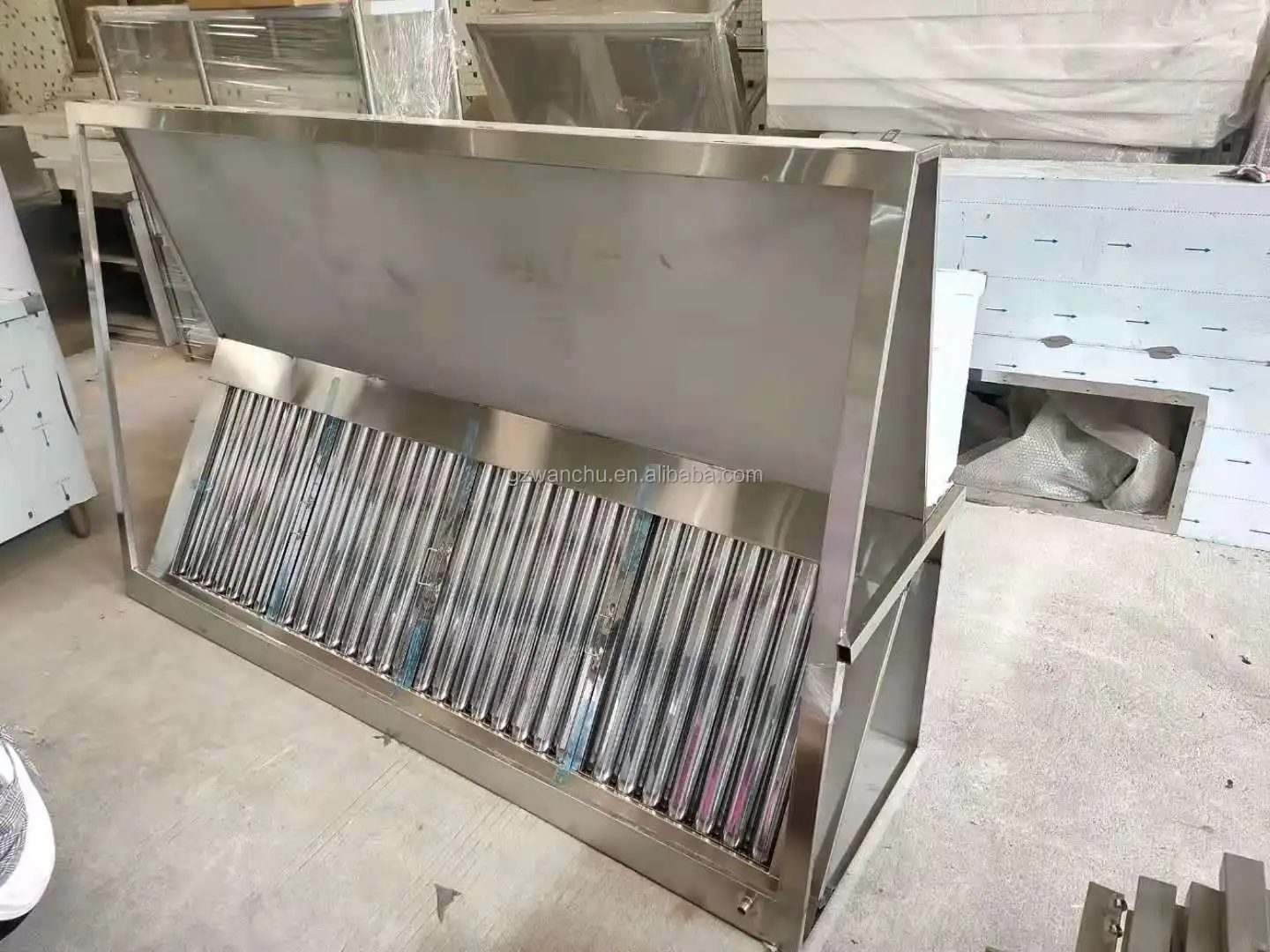 Restaurant Cooker Kitchen Extractor Hood Filter With Motor Factory