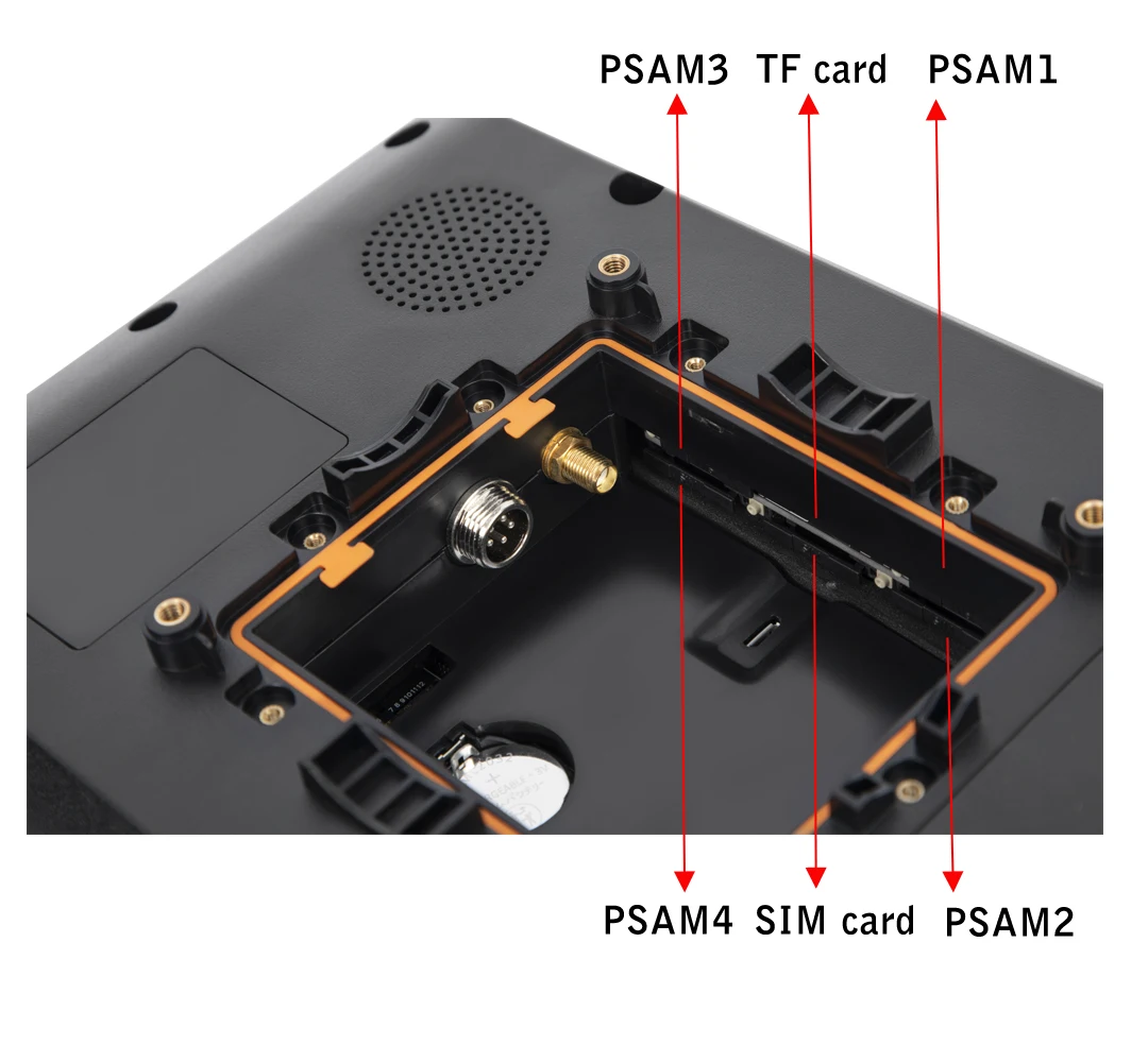 Android ticket validator terminal system with software support sam card bus ticketing machine