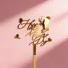 Doré (Papillon Cœur Fête des Mères Joyeuse)