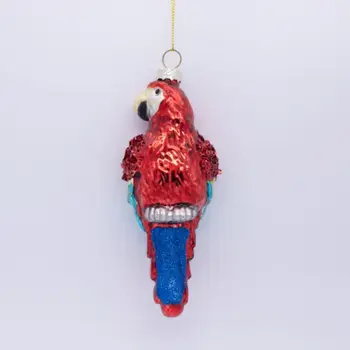Wholesale cute handmade glass christmas dog decorations hanging ornaments