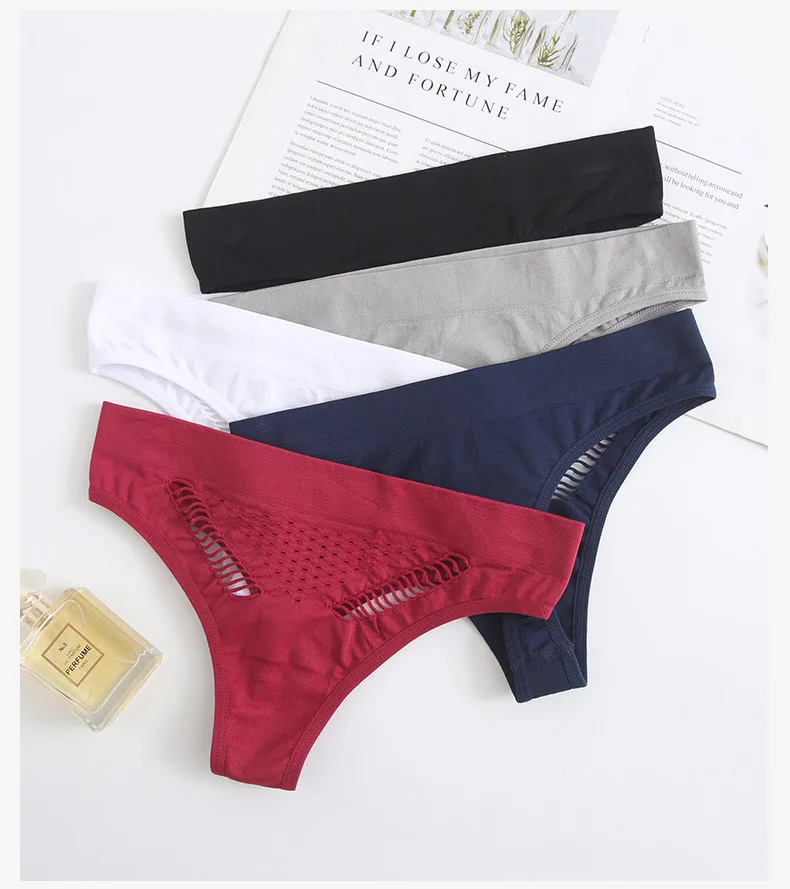 Thong Cateye Breathable Seamless Vstring Trackless Lowwaisted