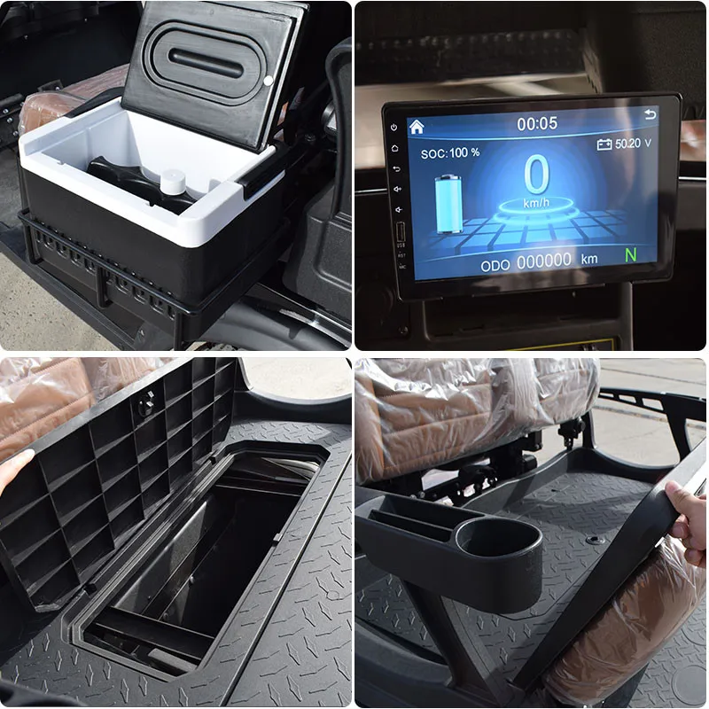 Uwant Electric Gasoline Lifted Golf Cart 2 4 6 8 10 Seats Petrol 4x4