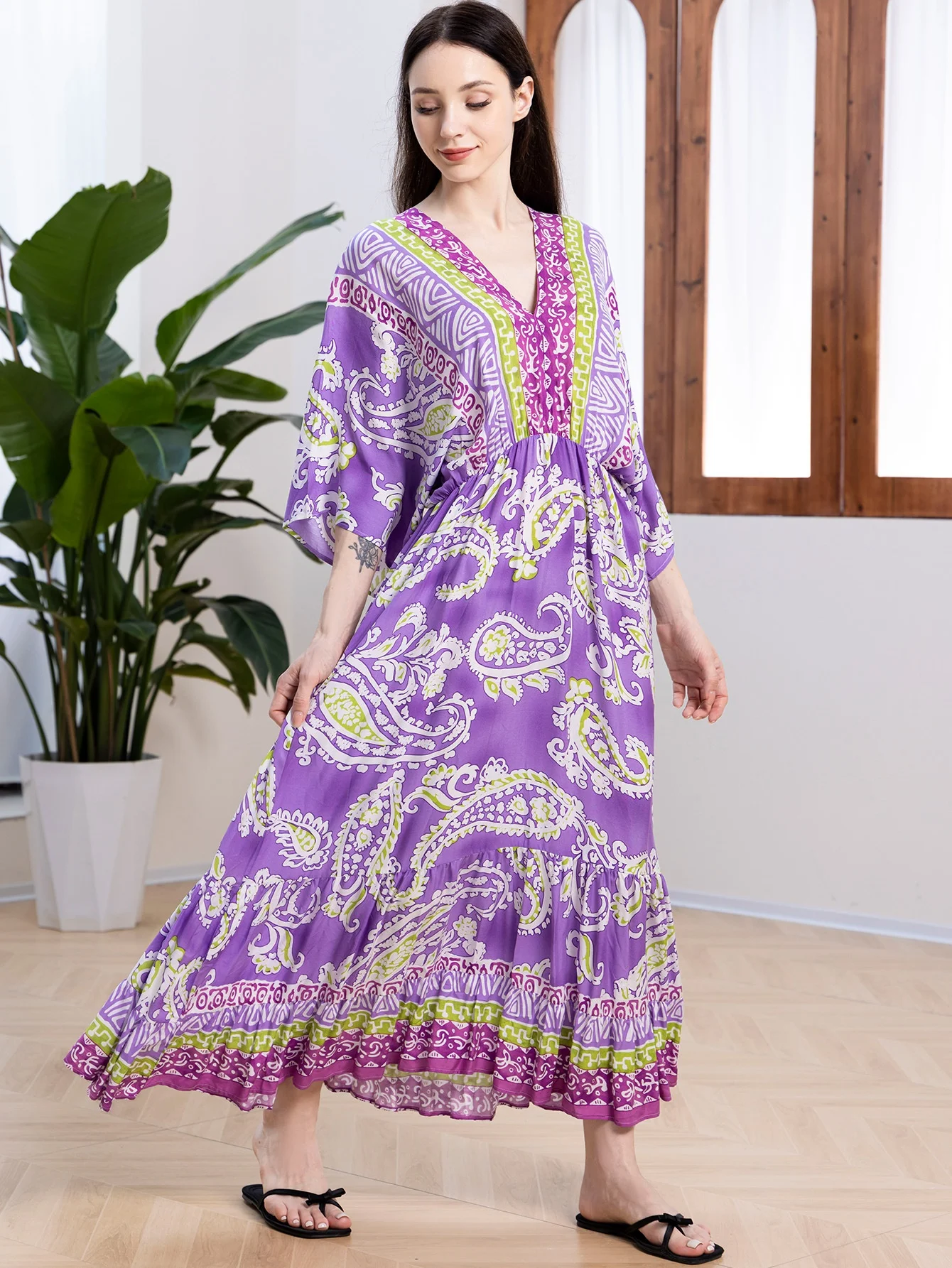 Women's Summer Boho Spaghetti Strap Square Neck Ruffle Casual Flowy Long  Dress Beach Swing Party Maxi Dress| Alibaba.com