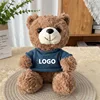 Orsetto di peluche marrone - maglione blu