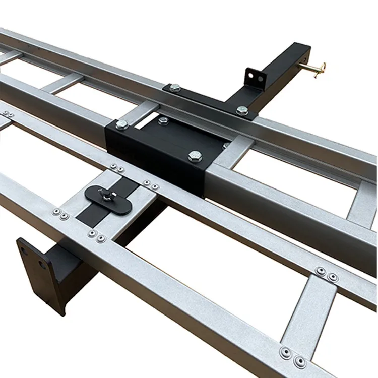 Aluminum Heavy Duty Hitch Mount Motorcycle Rack Sliver Folding