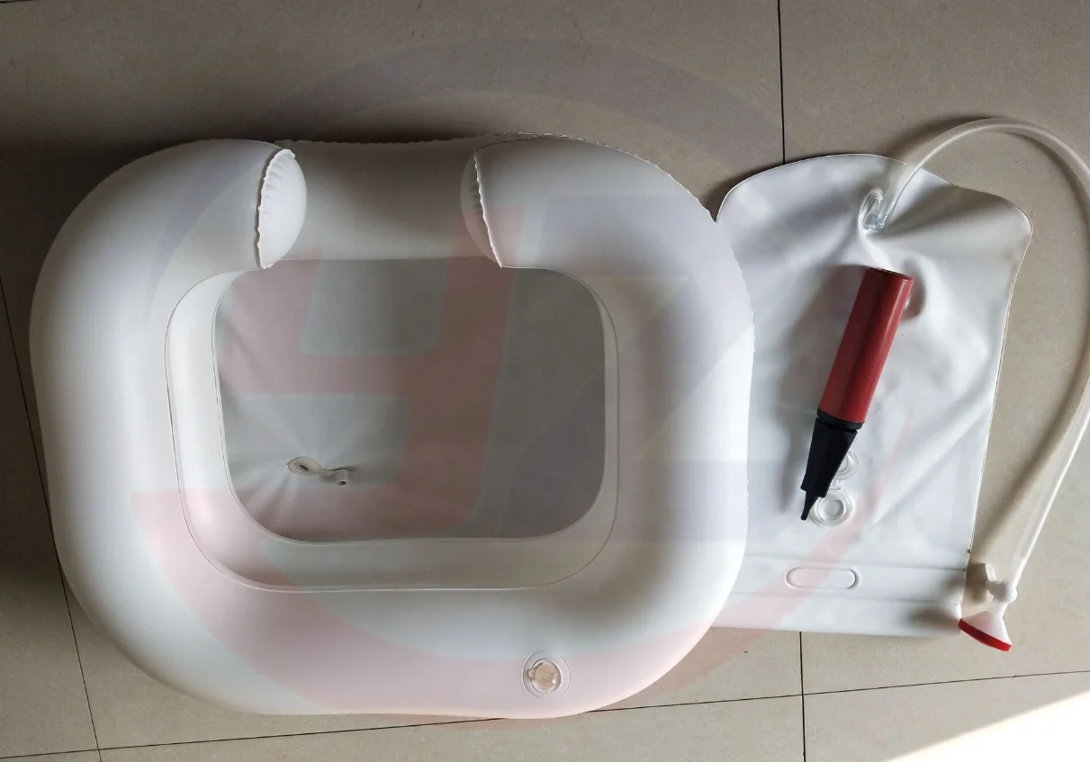 Inflatable Pvc Portable Shampoo Basin Inflatable Hair Washing Basin