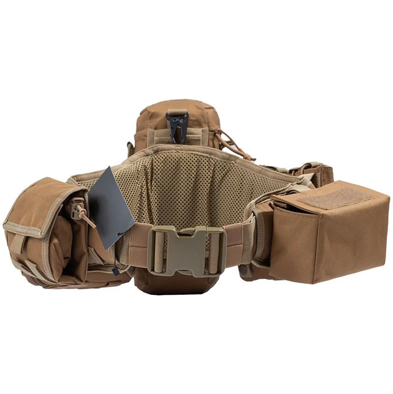 High Quality High Material Comfortable Tactical Belt Breathable Tactical Duty Belts Utility Belt with Accessories Pouches