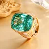 adjustable size Parra green ring
