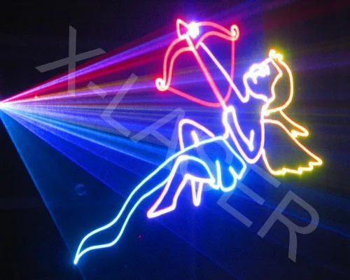 Professional Waterproof Outdoor RGB Full Color Animation Laser Light for building logo Stage Disco Party Stage light