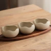 Beige-3 cuencos