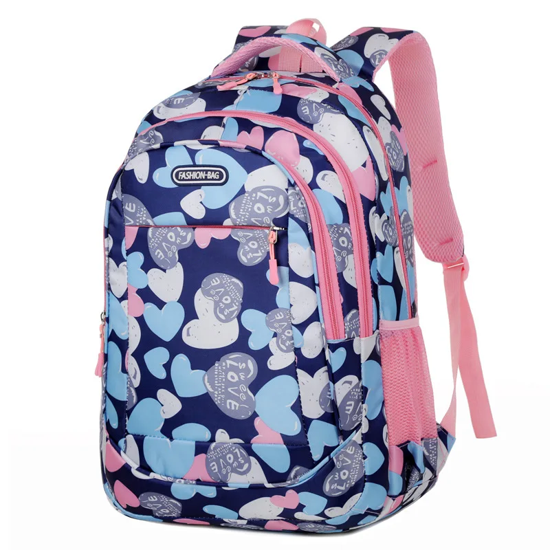 All Over Custom Print Backpack Logo Kids Book Bag Children Student School Bags Customized Design Custom Printed Backpack