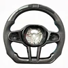 Green+Perforated Leather+LED+Frame+Carbon Fiber