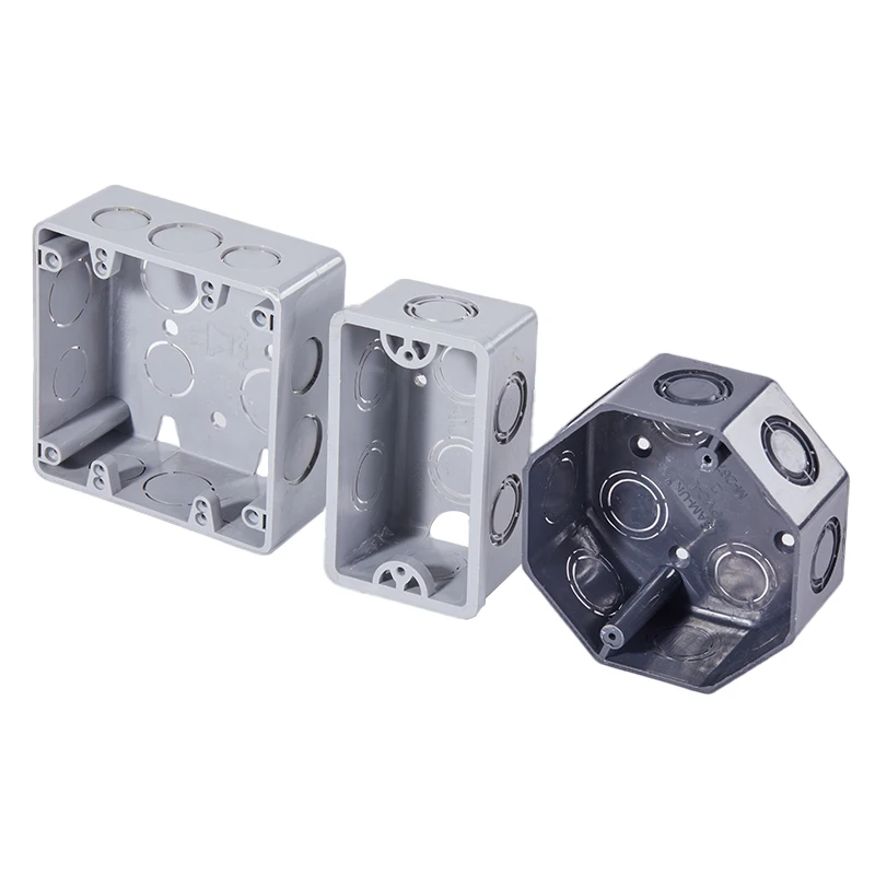 UPVC Mount Conduit Plastic Wall Socket Industrial Electrical Pvc WaterProof Protection Switch Box