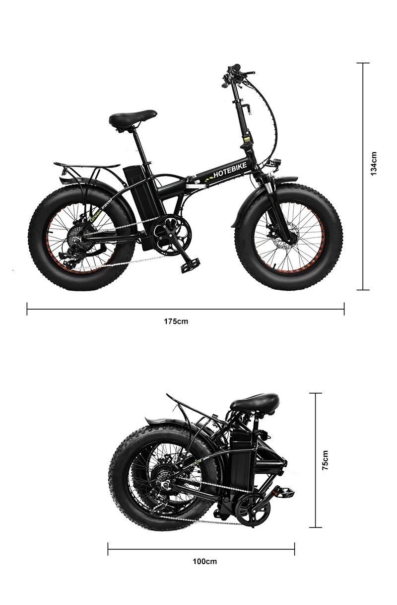 Electr Bike 20 Inch Fat Tire Ebike 20 Inch Frame E Bike 1000w 48v