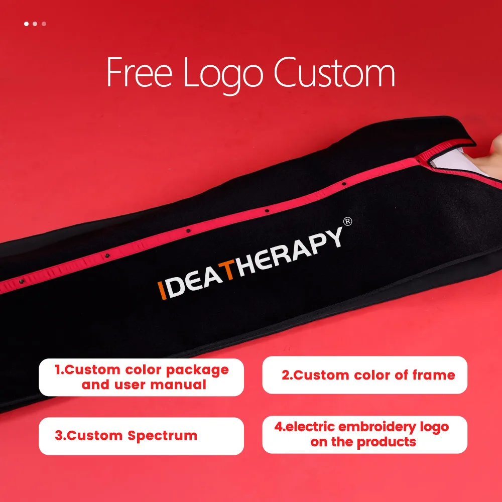 Ideatherapy Customized Full Body Red Light Therapy Panel Lamp Large Whole Body Mat Sleeping Bag Feature for Hands
