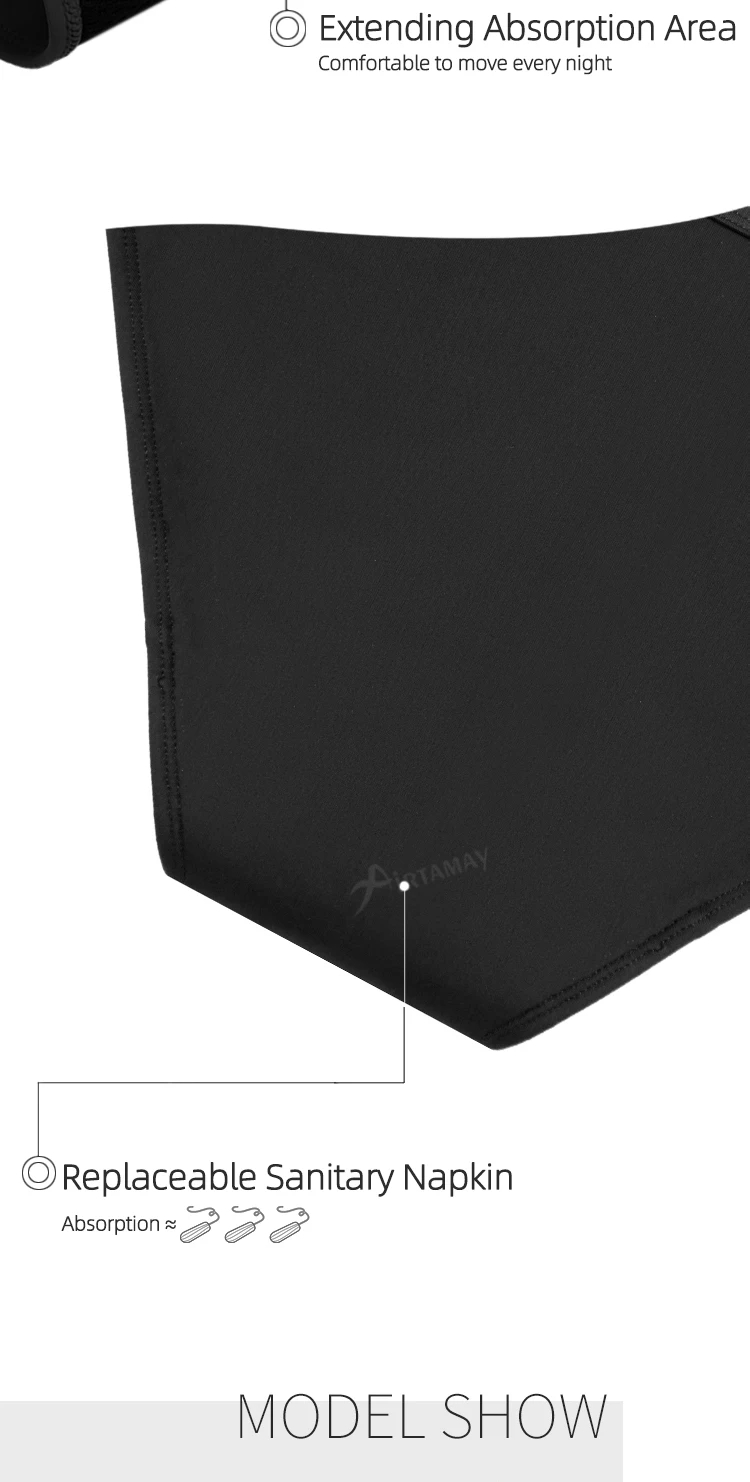 Airtamay 4 Layers Leakproof Menstrual Panties Girls Period Underwear