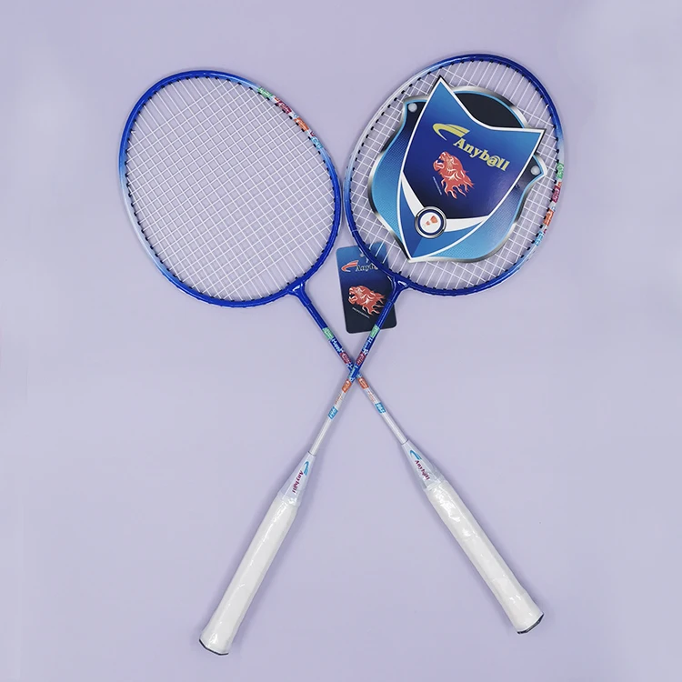 Chinese Factory Wholesale Cheap High Quality Iron Kids Badminton Racket Set for children Training