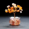 Red aventurine tree-18 pieces