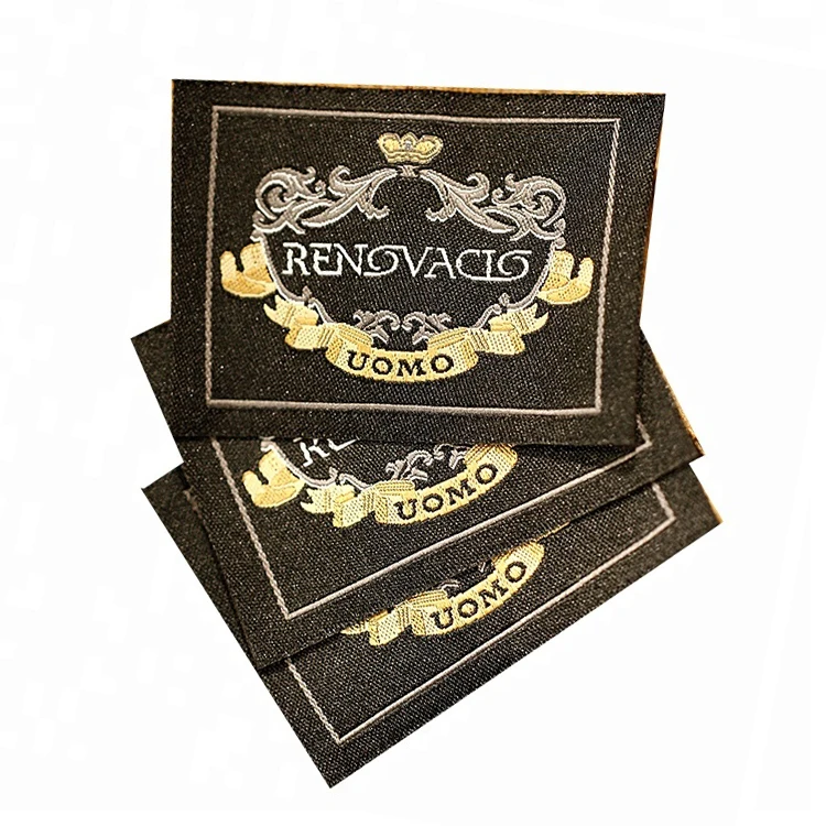 Clothing Accessory Labels Manufacturer Private Fashion Design Custom Brand Name Logo Woven Labels for Clothes